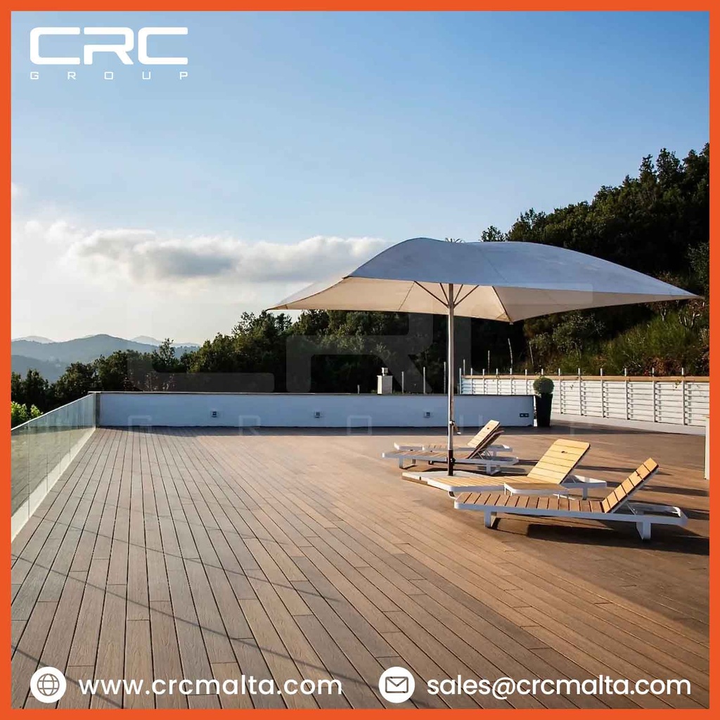 CRC Ultrashield Classic Outdoor Decking Boards TEAK