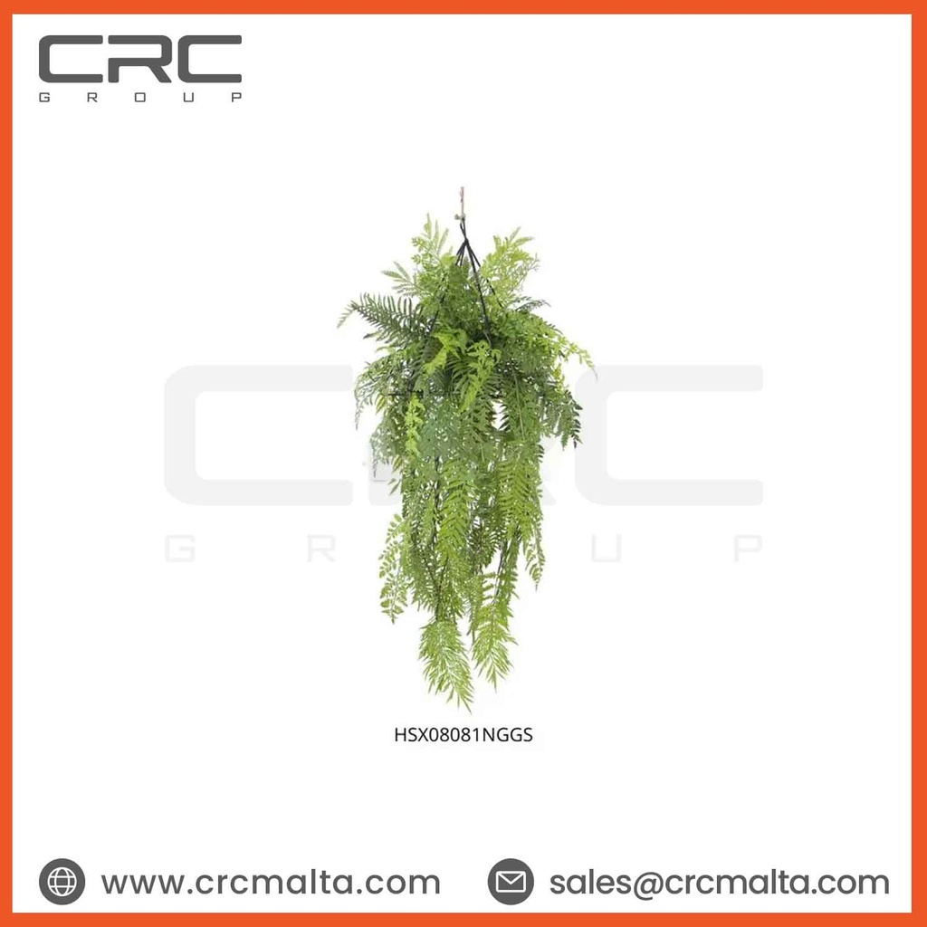 CRC Fake Fern Hanging Plants