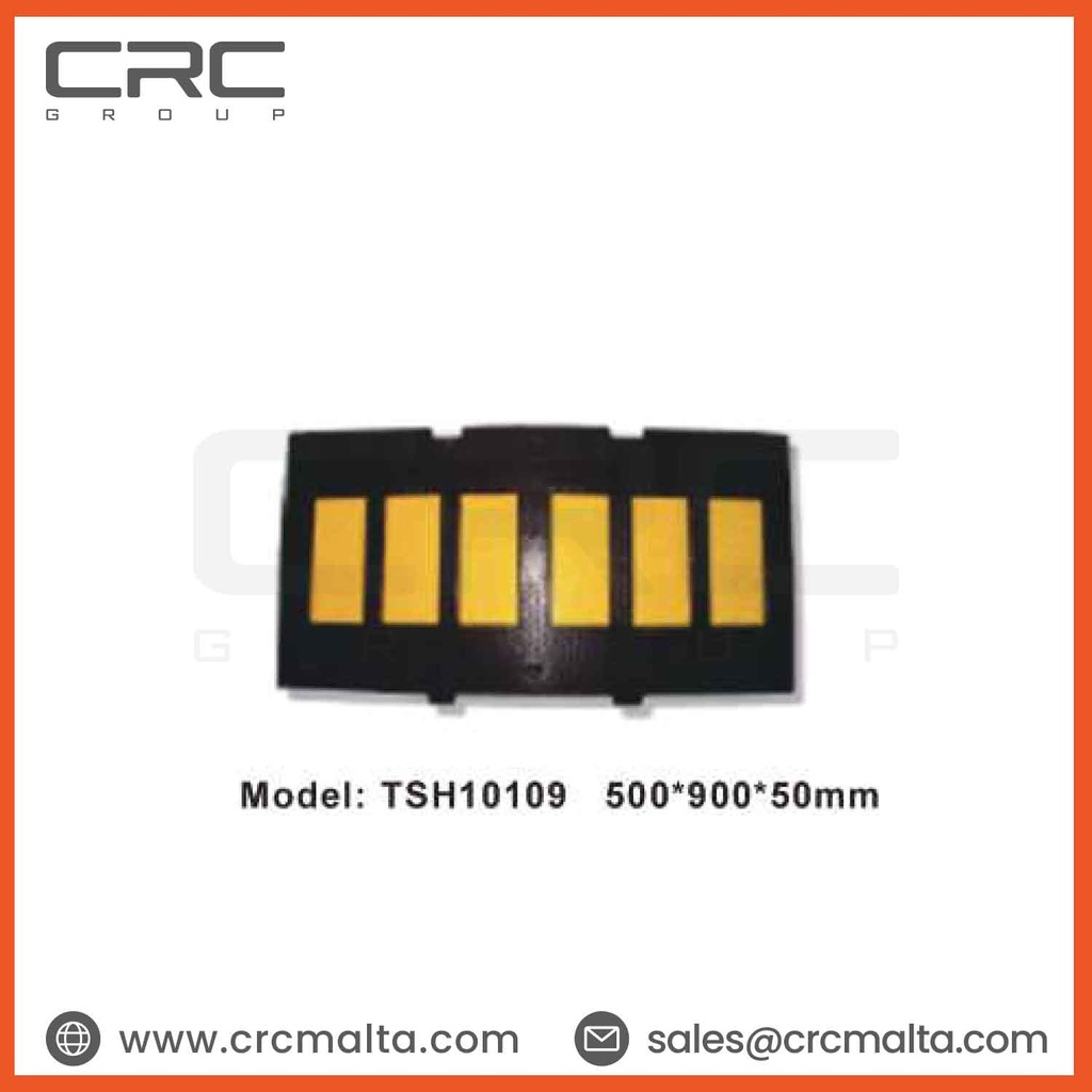 CRC Rubber Speed Bumps 500×900×50mm