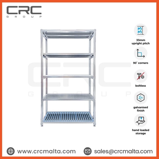 CRC Stainless Steel Hand Loaded Shelving Superinox