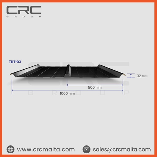 CRC 3 Ribs Roof Panel Profiled Trapezoidal Sheets