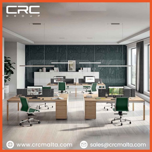 CRC Operative Office Desk Quad X4